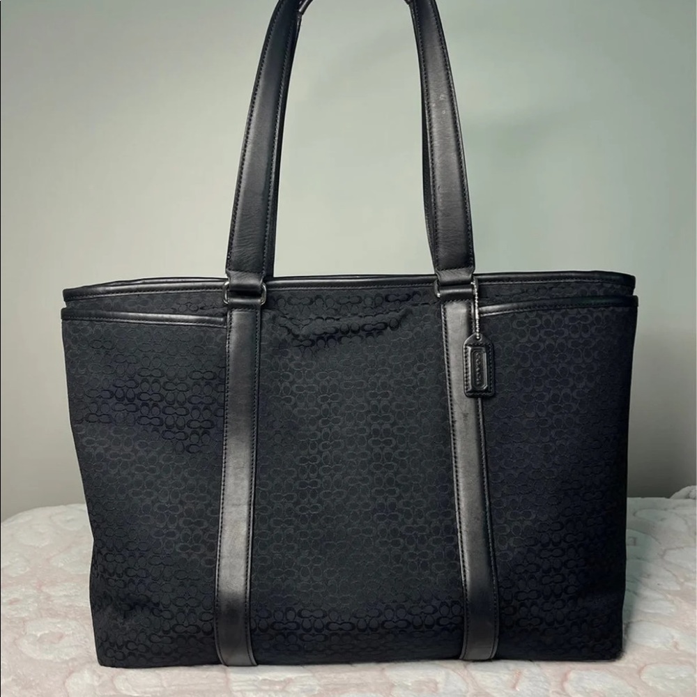 Coach Hampton Multi-Purpose Weekender Tote Diaper Bag F77014